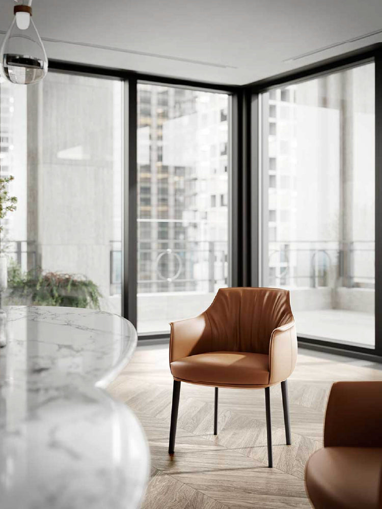 Polo chair - Brown