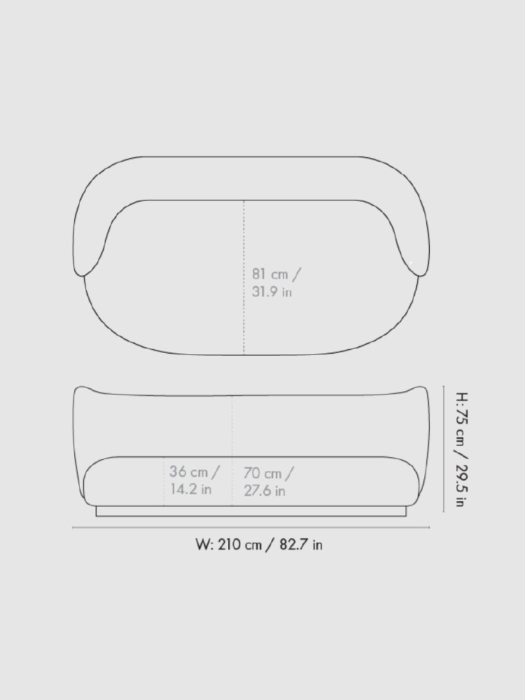 Nido Sofa - Grey