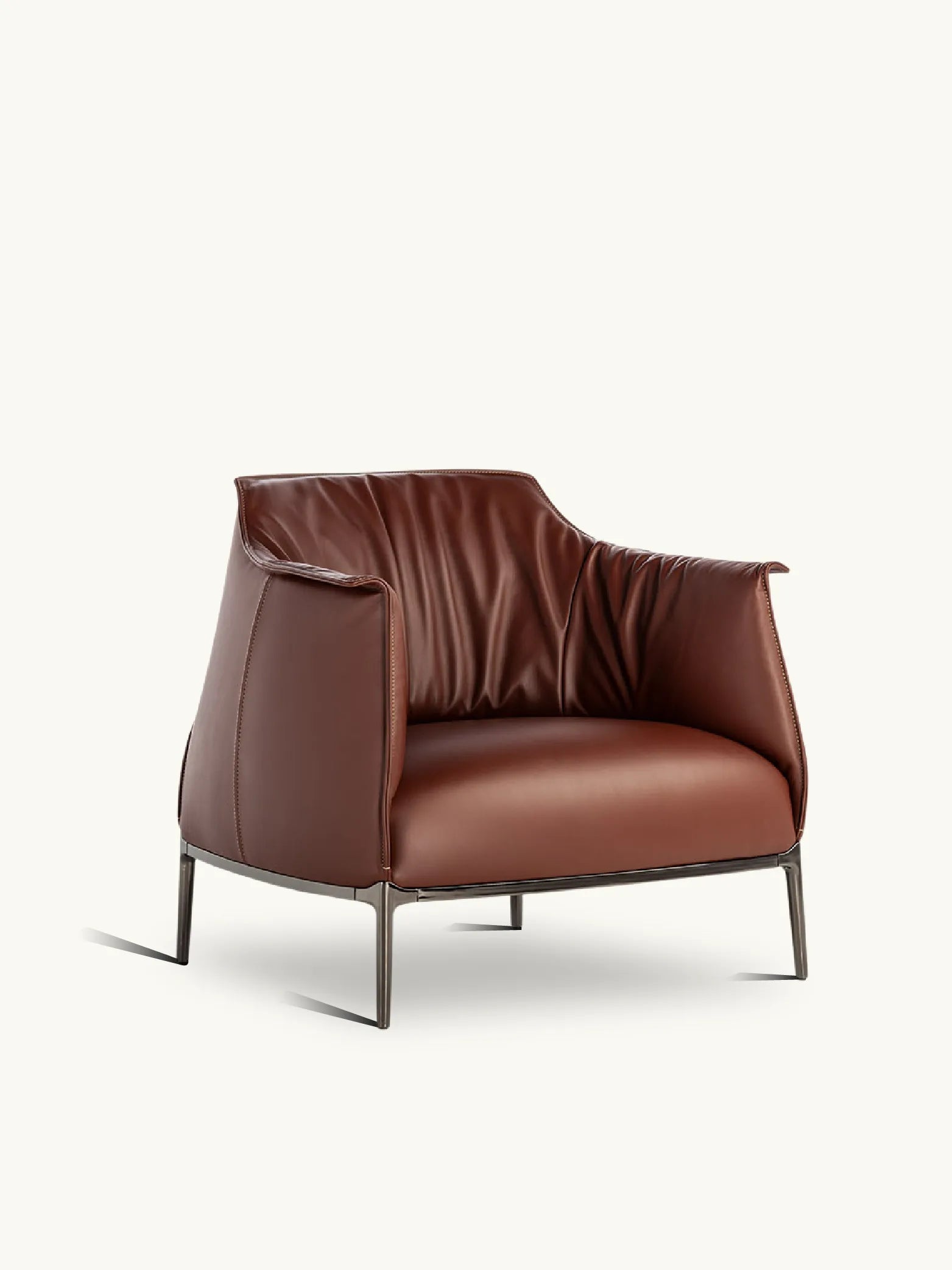 Polo Lounge Chair - Brown