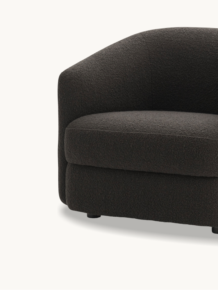 Nuvola Armchair - Charcoal Grey