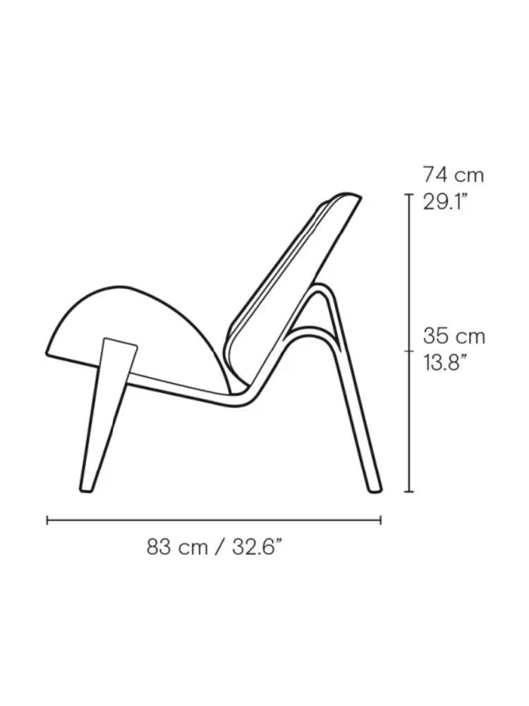 Egg Shell Chair - Black